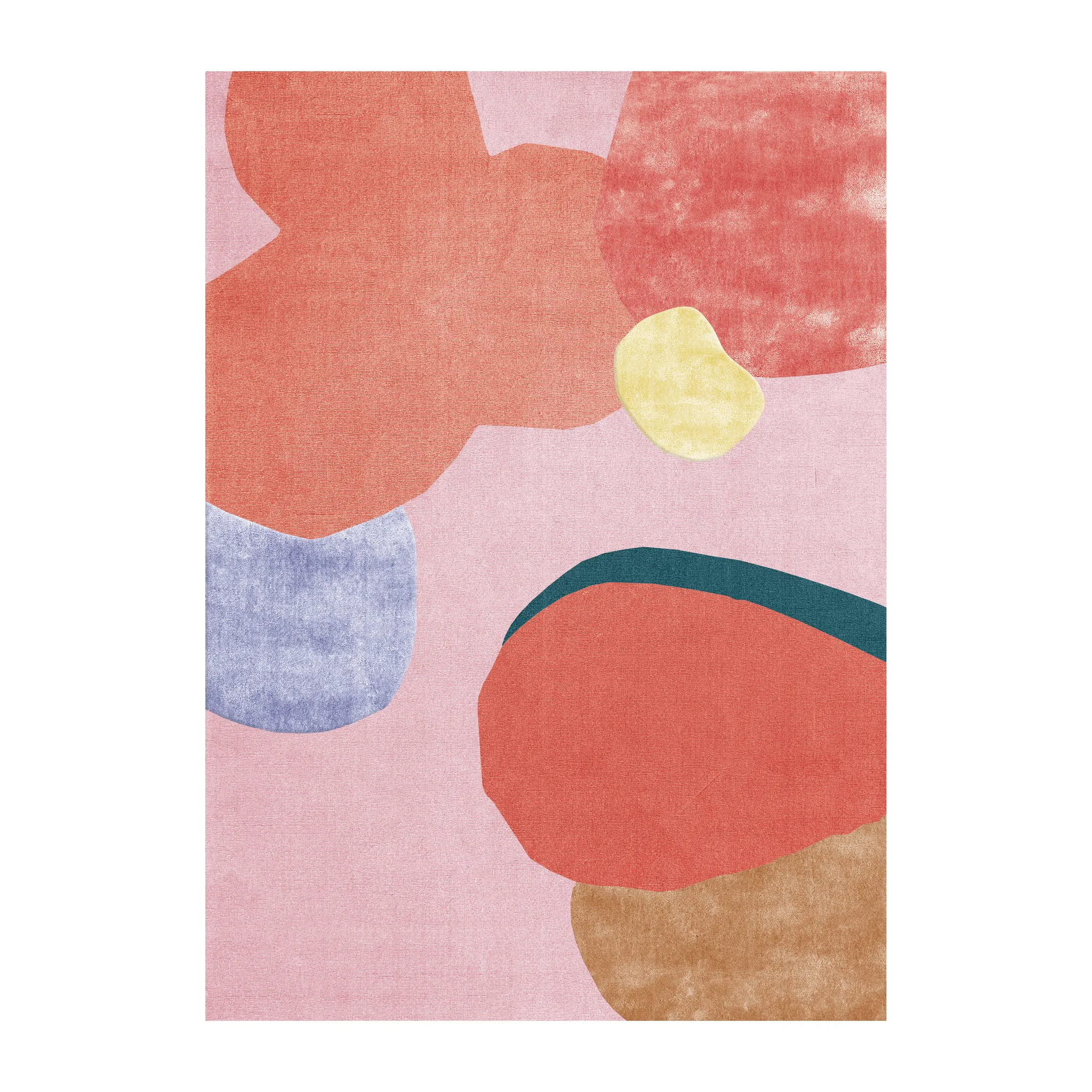 Flower Field ullteppe 160 x 230 cm, Pink Layered