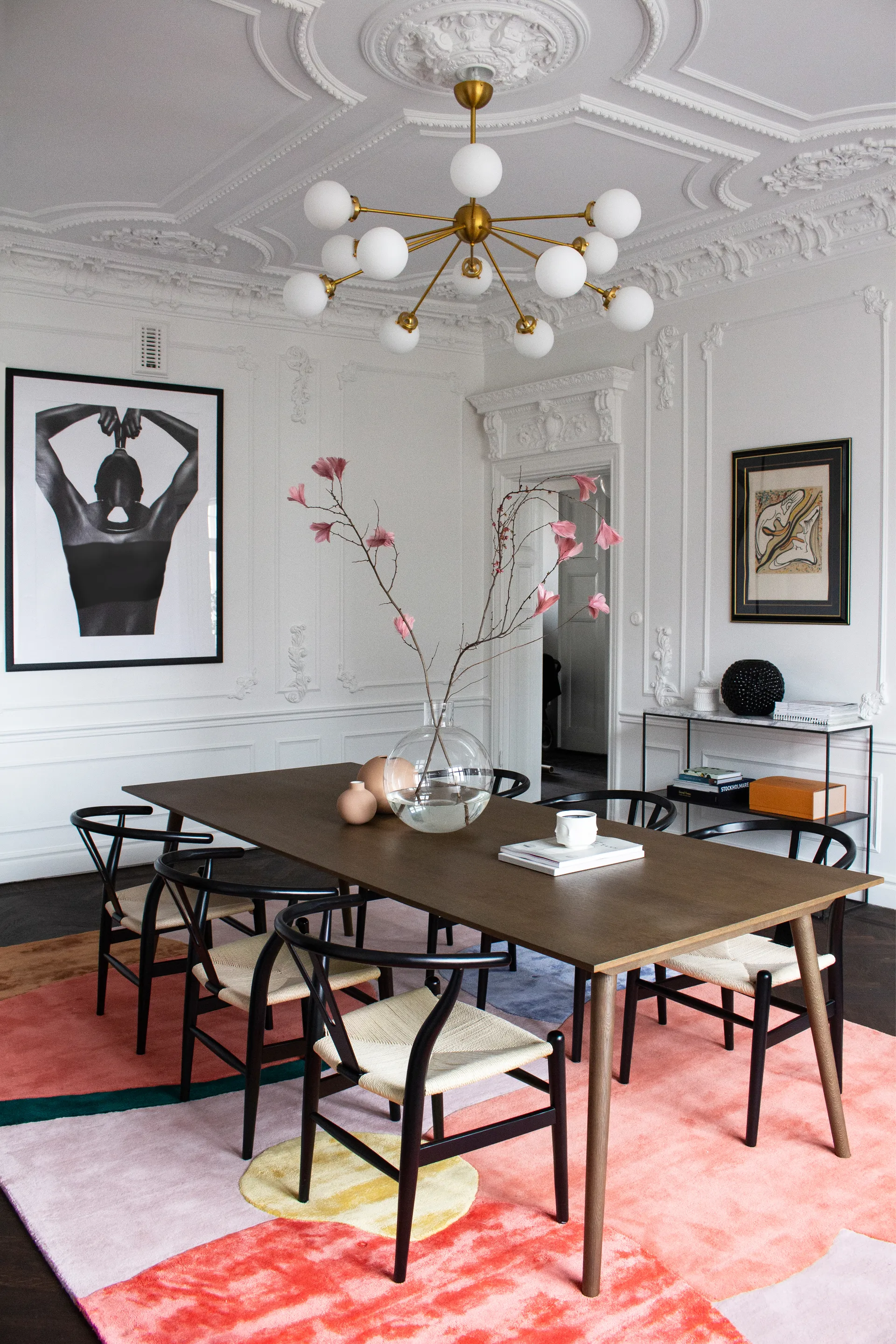 Flower Field ullteppe 180 x 270 cm, Pink Layered