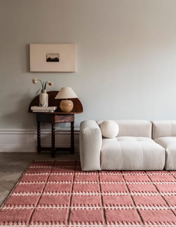 Lilly ullteppe - Claret red, 180 x 270 cm - Layered