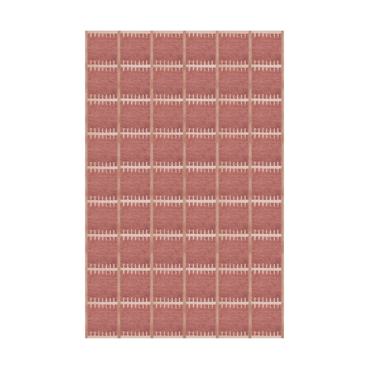 Bilde av Layered Lilly ullteppe Claret red 300 x 400 cm