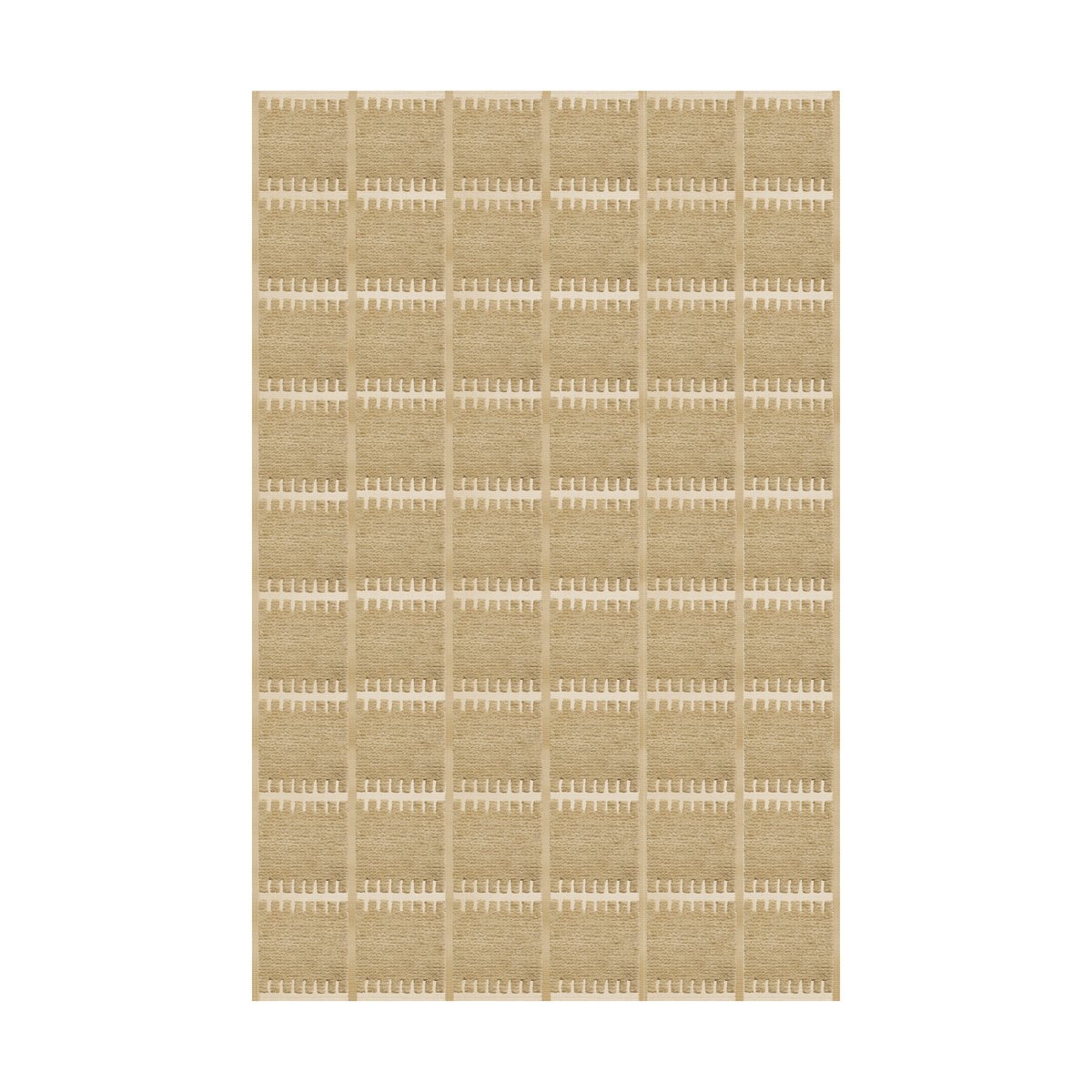 Bilde av Layered Lilly ullteppe Mustard 180 x 270 cm