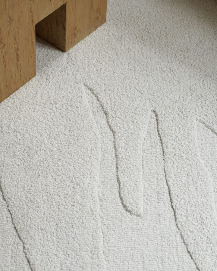Nami ullteppe, Bone White, 300 x 400 cm Layered