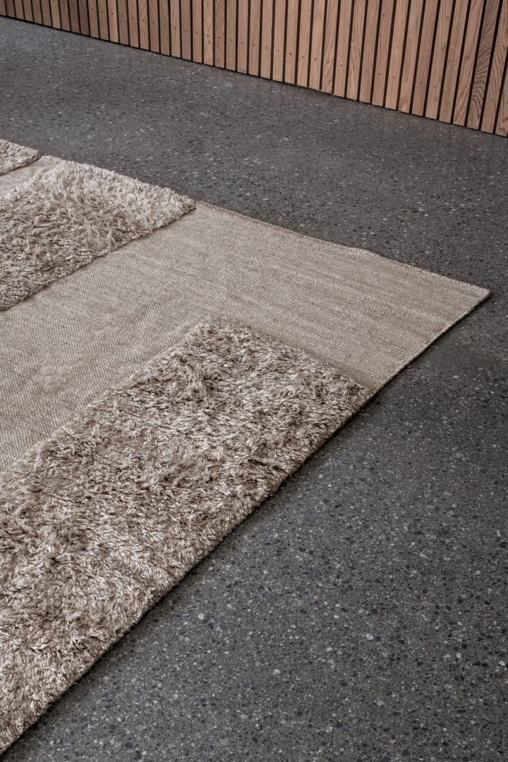 Punja Bricks ullteppe, Sand Melange, 160 x 230 cm Layered