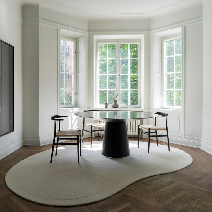 Residue ullteppe 180 x 270 cm, Bone White Layered