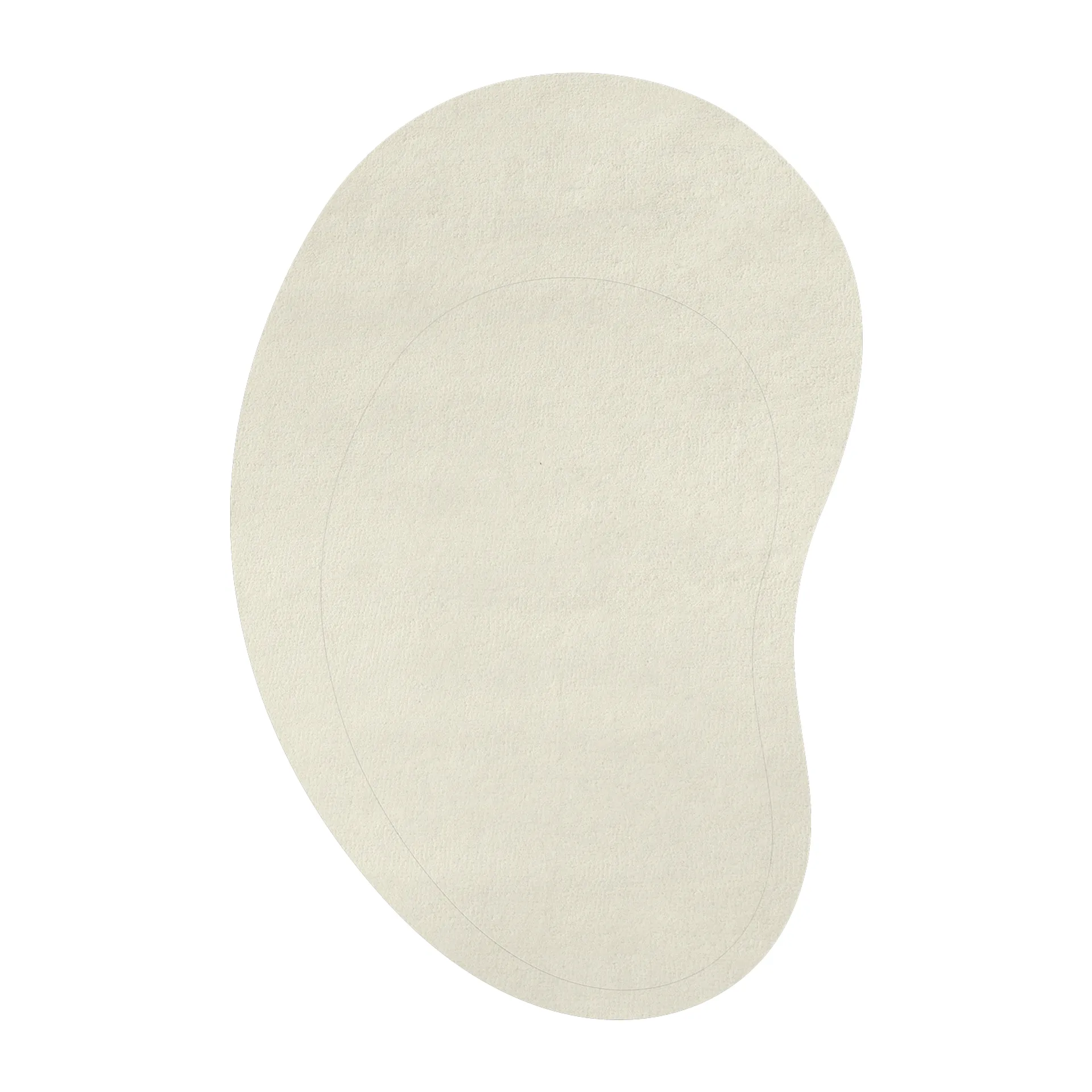 Residue ullteppe 235 x 350 cm, Bone White Layered