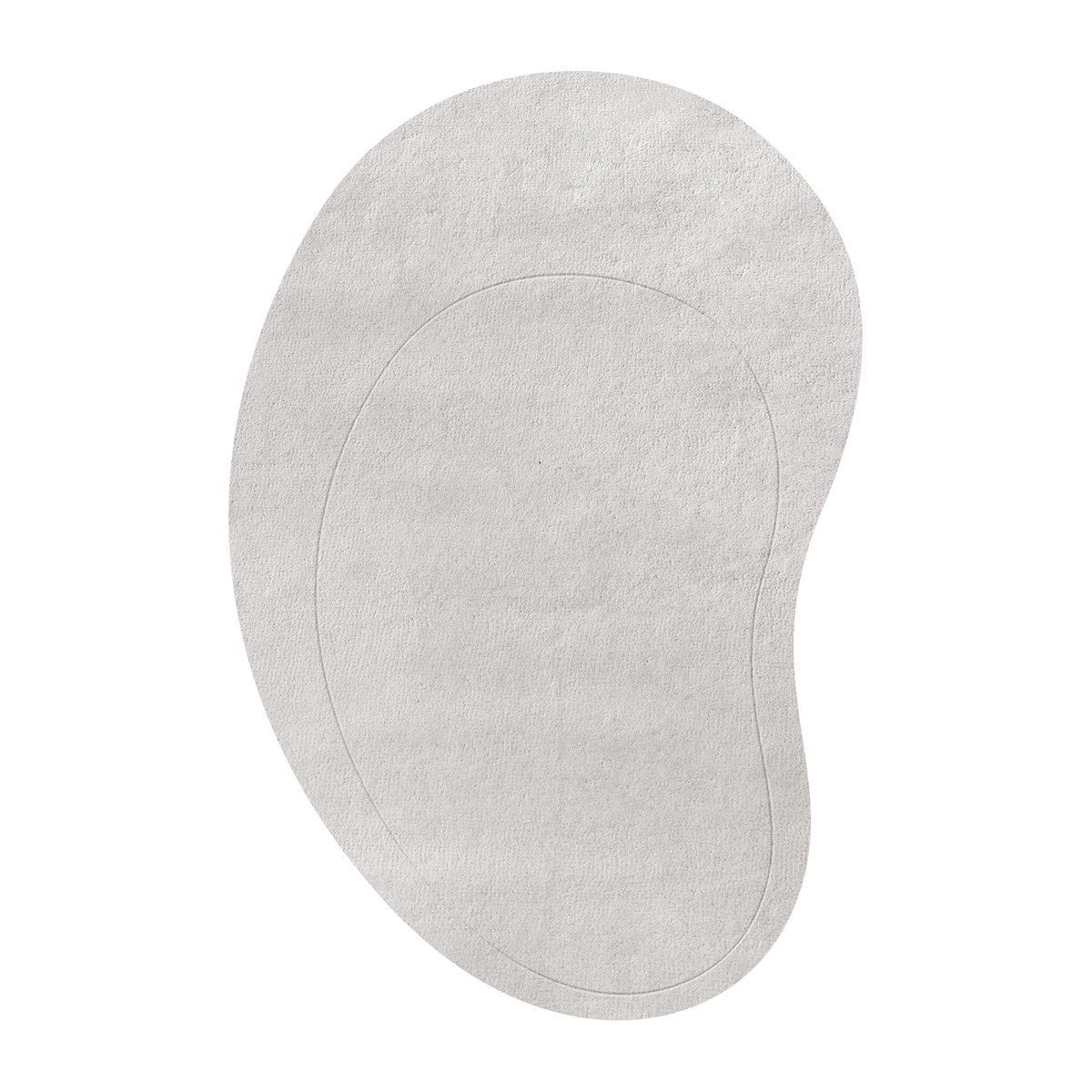 Bilde av Layered Residue ullteppe New pearl 265 x 400 cm