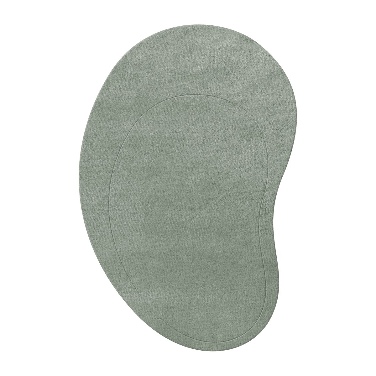 Bilde av Layered Residue ullteppe Sage 235 x 350 cm