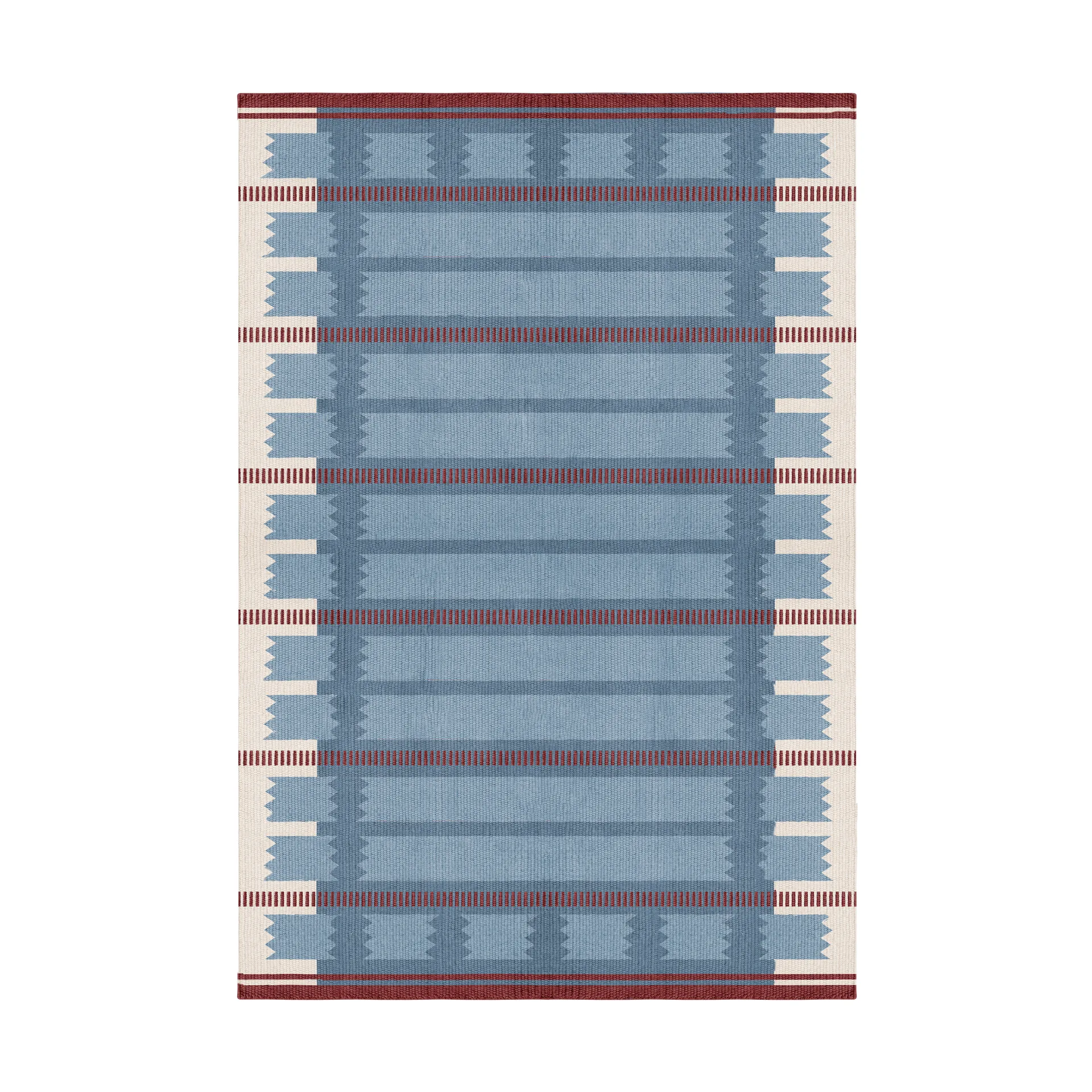 Röllakan Iris ullteppe, Petrol, 200x300 cm Layered