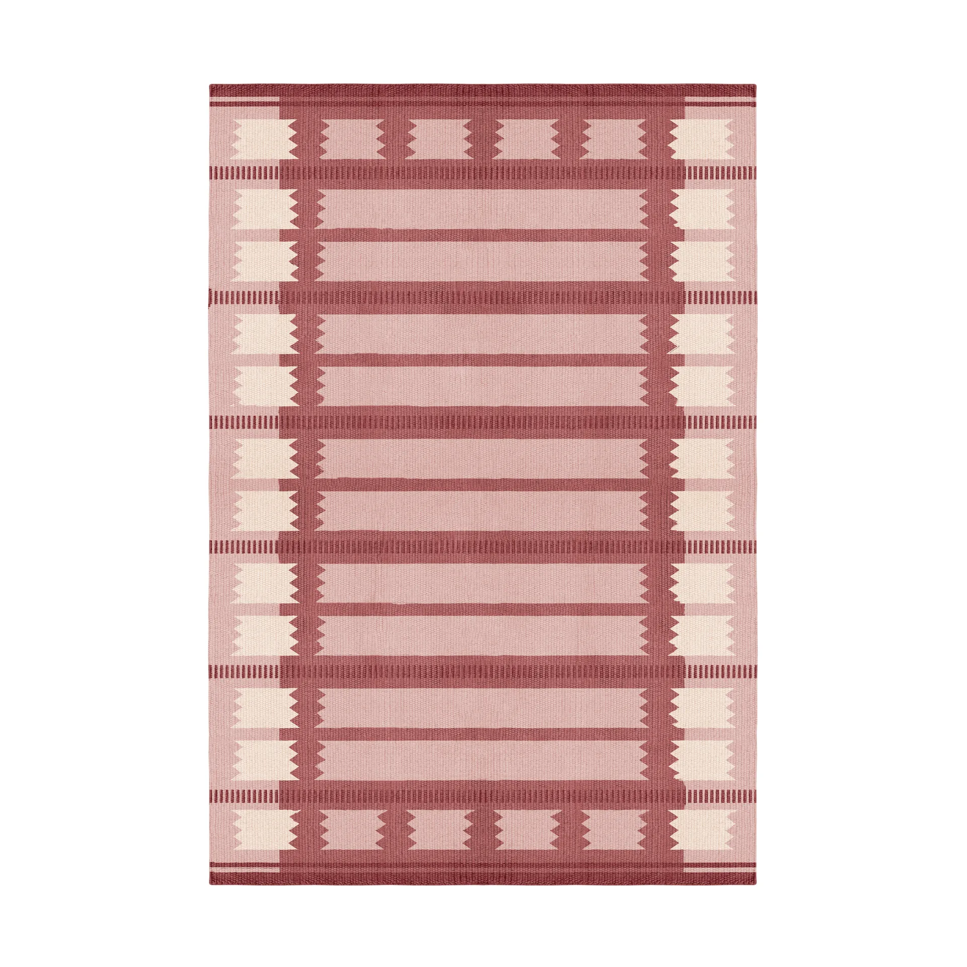 Röllakan Iris ullteppe, Rasberry, 250x350 cm Layered