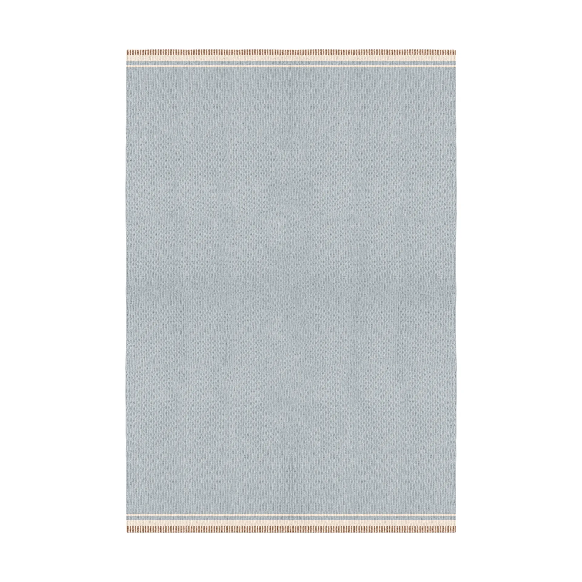 Röllakan Solid ullteppe, Sky blue, 140x200 cm Layered