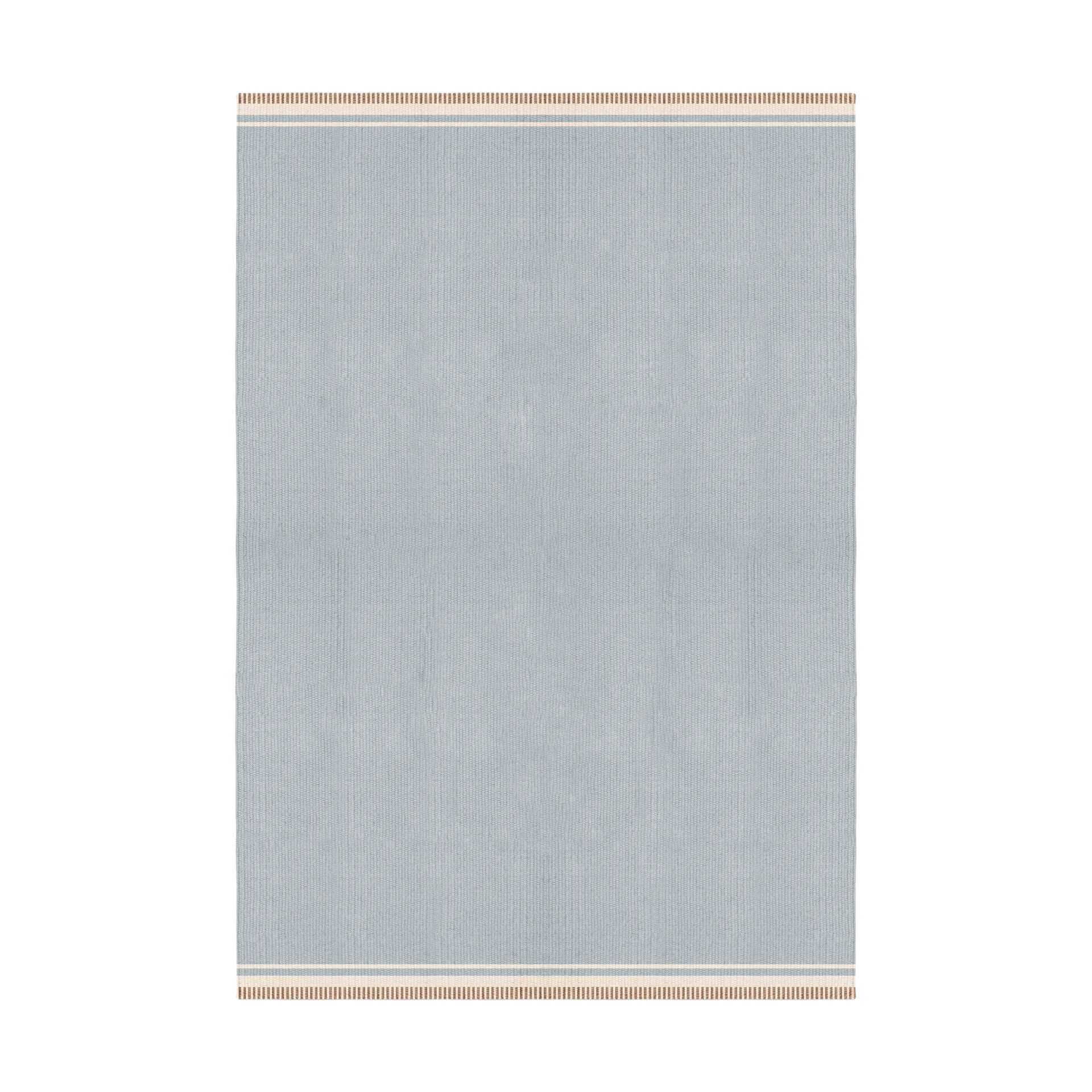 Röllakan Solid ullteppe, Sky blue, 250x350 cm Layered