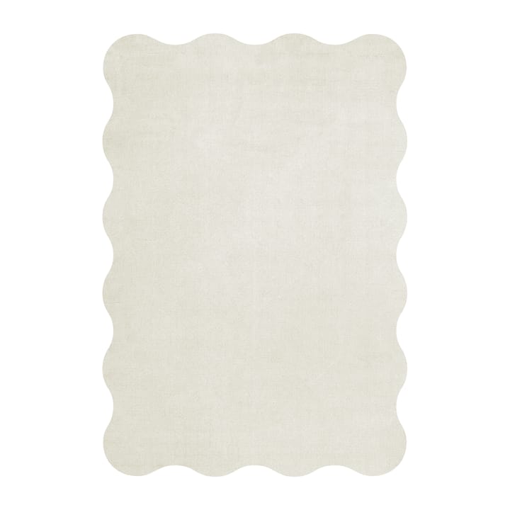 Scallop ullteppe 160 x 230 cm - Bone white - Layered