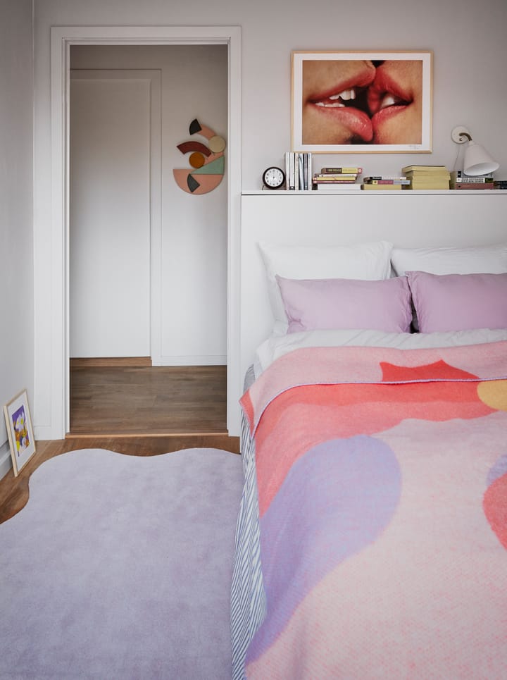 Scallop ullteppe 160 x 230 cm, Pink lavender Layered