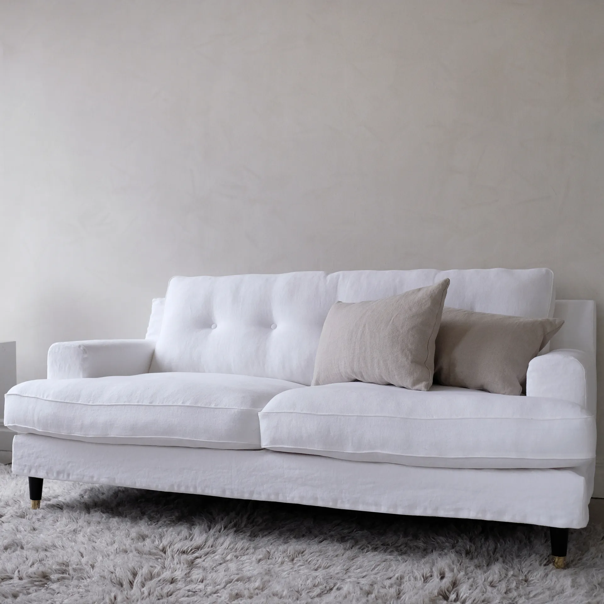 Shaggy gulvteppe 180x270 cm, Mocha melange Layered