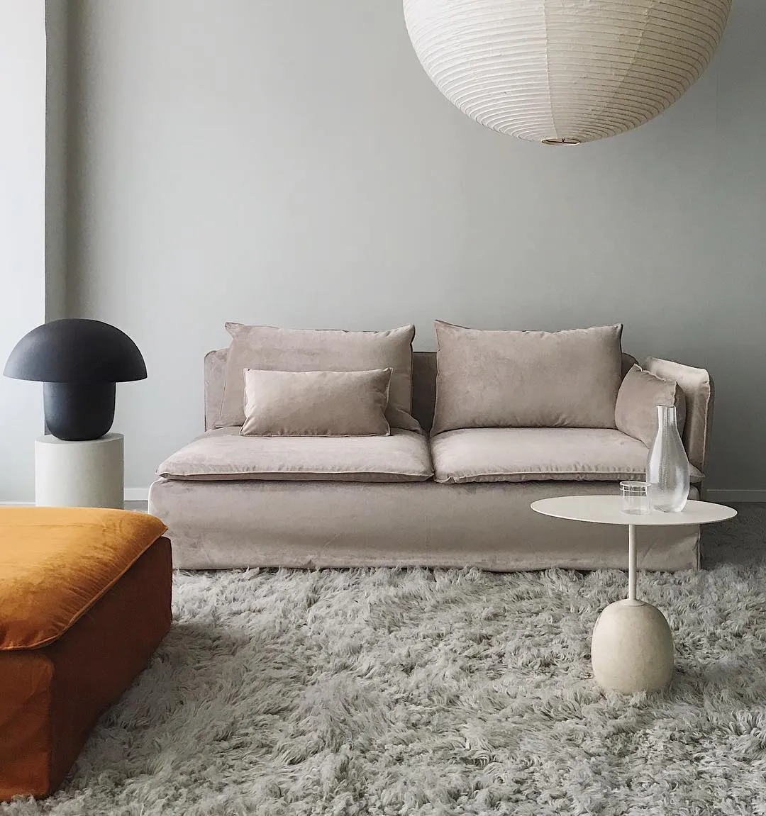 Shaggy gulvteppe 180x270 cm, Mocha melange Layered