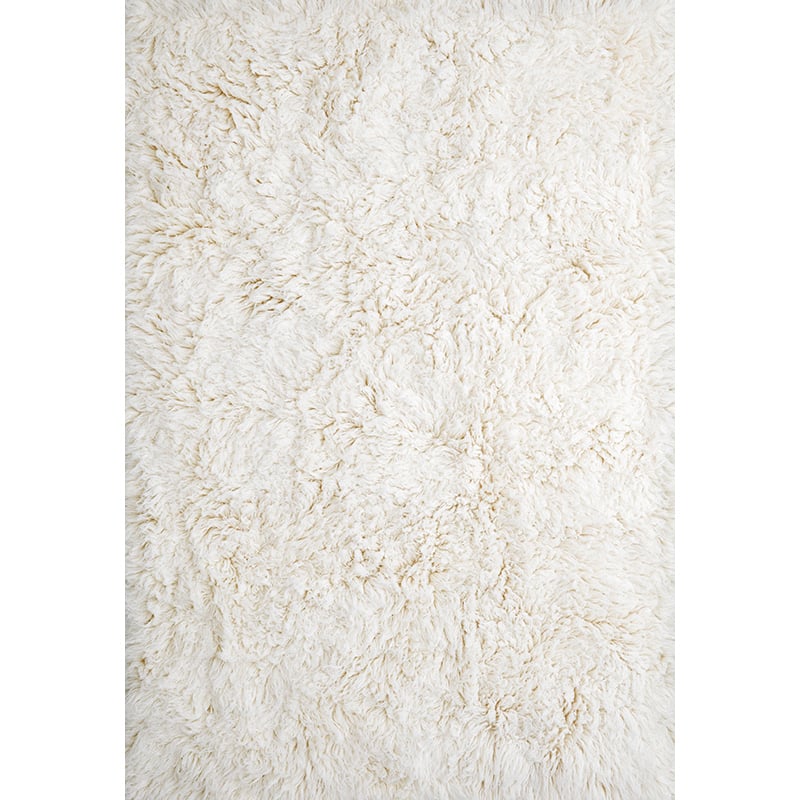 Shaggy gulvteppe 250x350 cm Off White