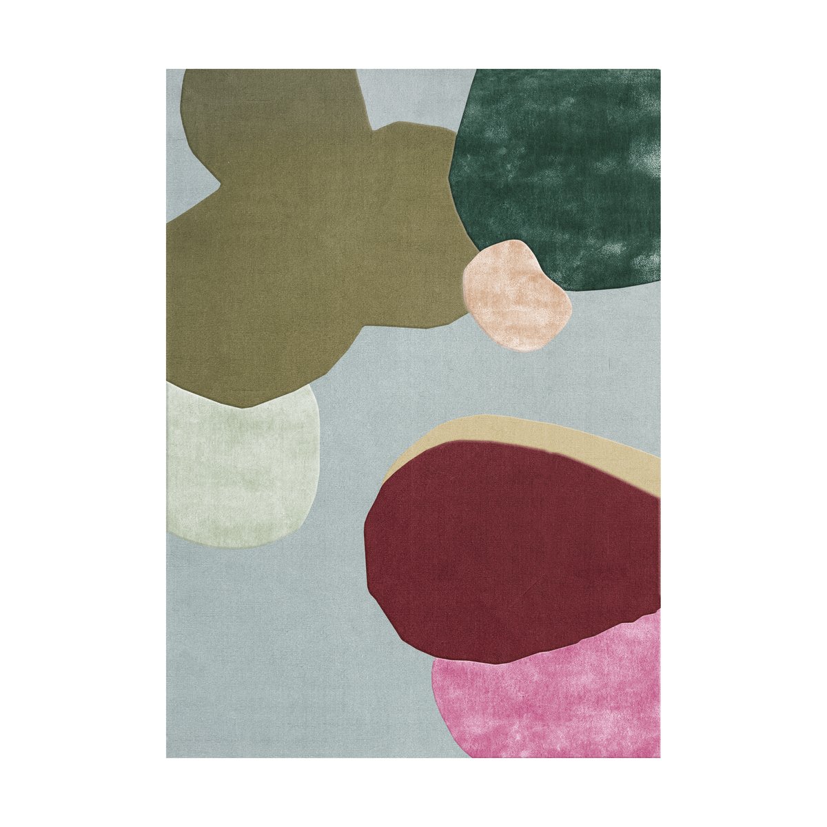 Bilde av Layered Sleeping Flower ullteppe 180x270 cm