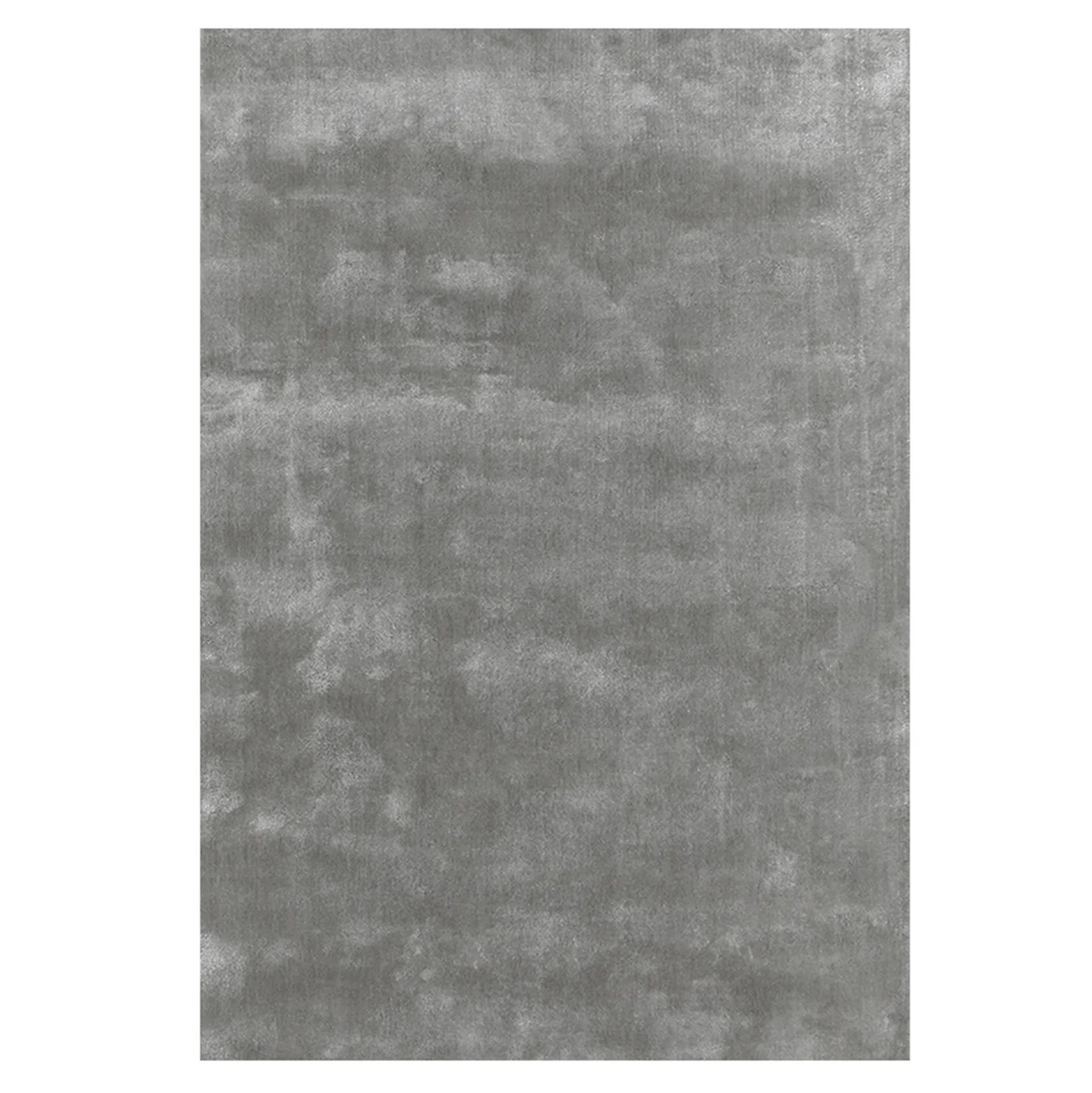 Solid viskos gulvteppe, 250x350 cm, elephant gray (grå) Layered