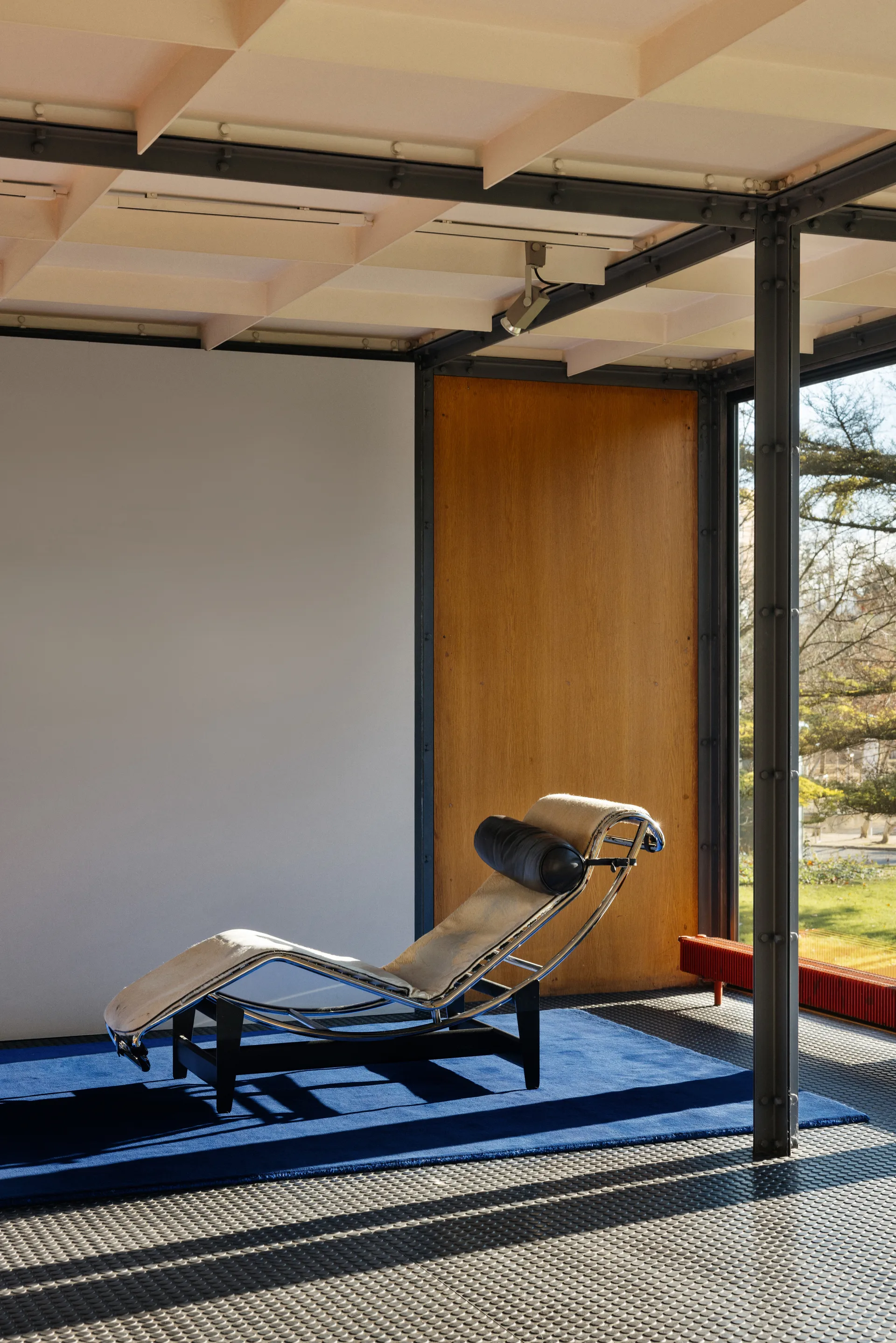 Solid Wool ullteppe, Blue foncé, 300x400 cm Layered