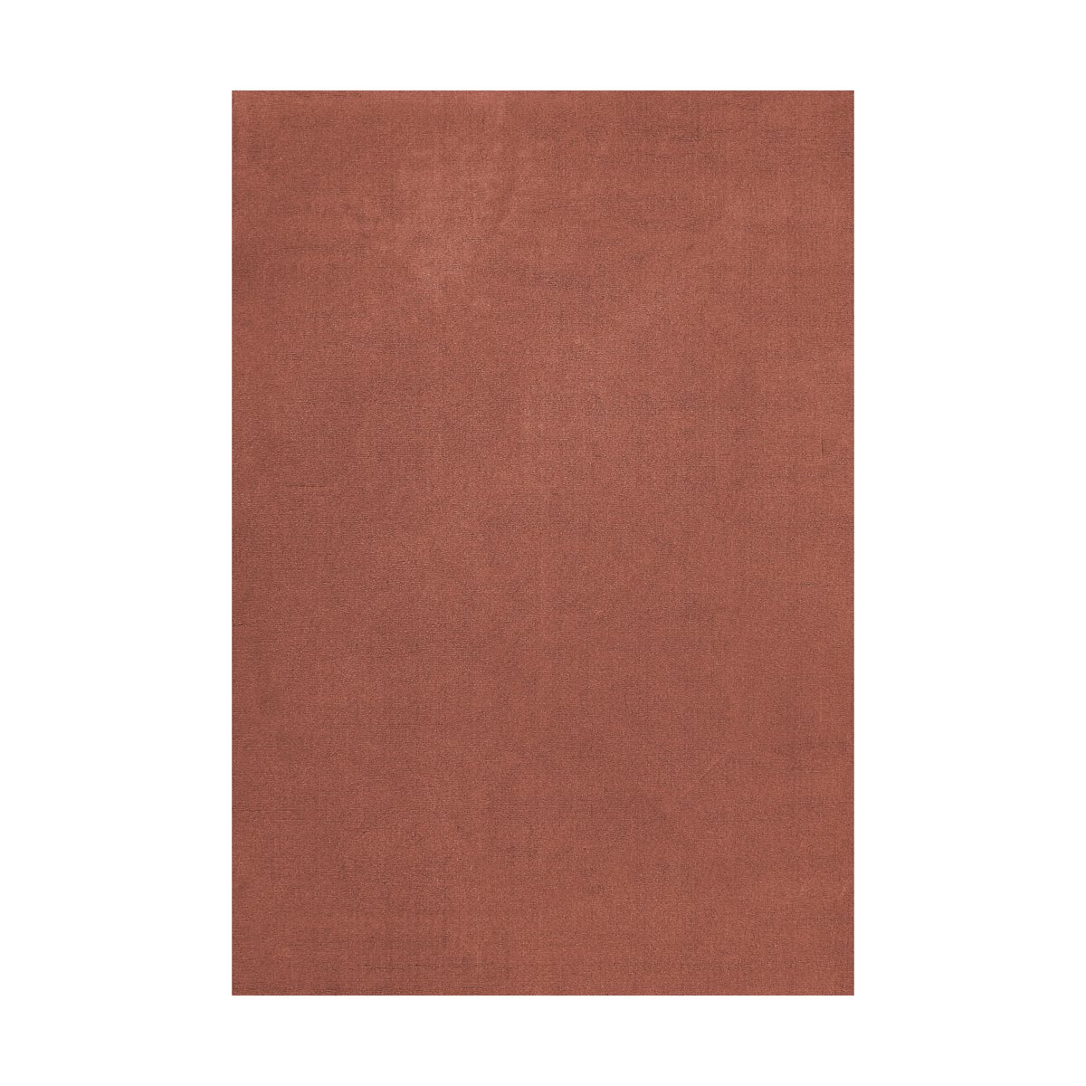 Bilde av Layered Solid Wool ullteppe Red ochre 180x270 cm