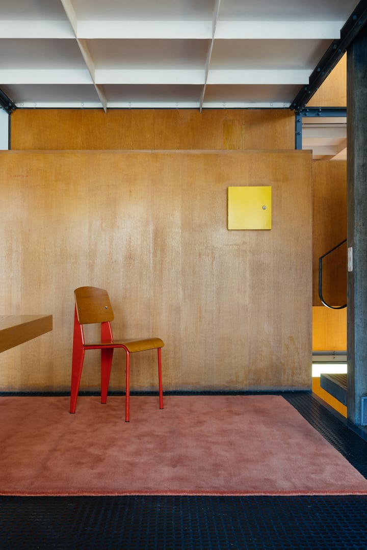 Solid Wool ullteppe, Red ochre, 180x270 cm Layered