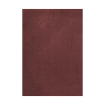 Solid Wool ullteppe - Ruby red, 180x270 cm - Layered