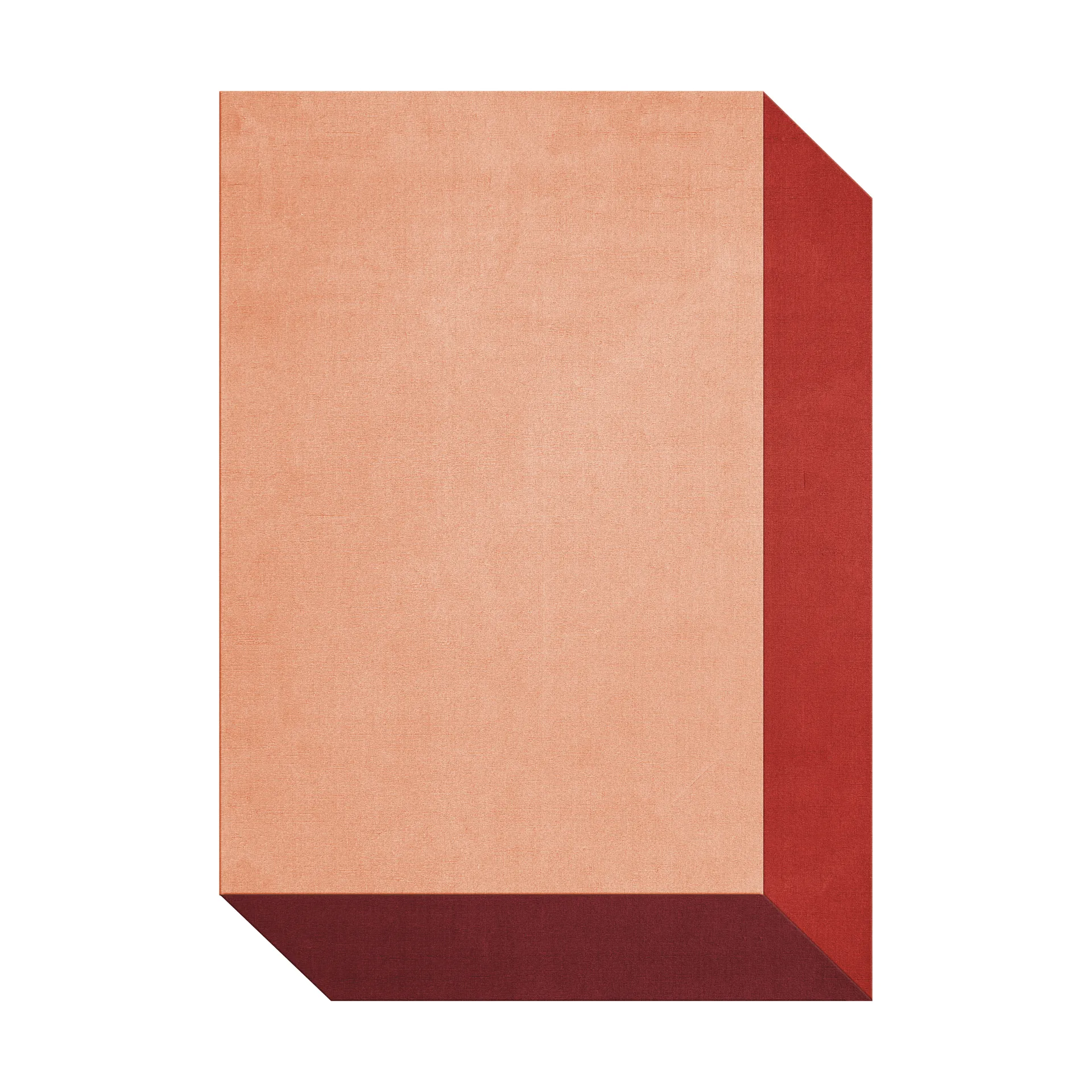 Teklan Box ullteppe, Corals, 200x300 cm Layered