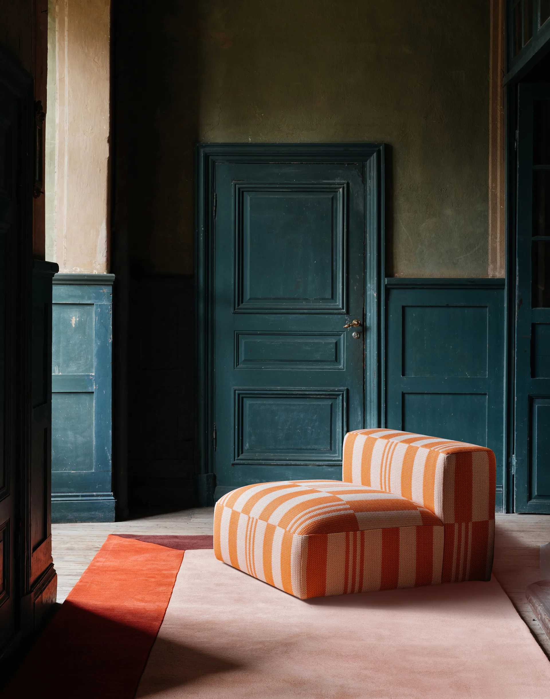 Teklan Box ullteppe, Corals, 200x300 cm Layered