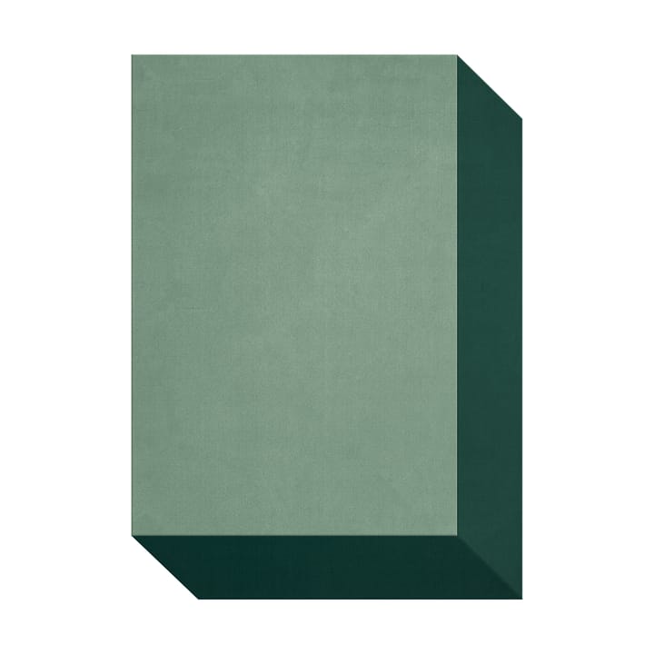 Teklan Box ullteppe - Greens, 180x270 cm - Layered