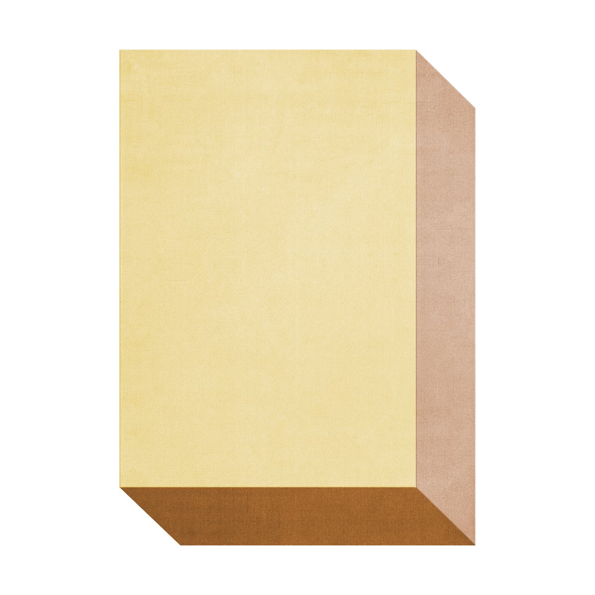 Bilde av Layered Teklan Box ullteppe Yellows 200x300 cm