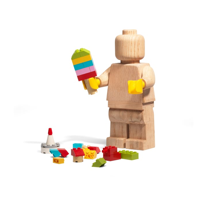 LEGO minifigur av tre - Såpet eik - Lego