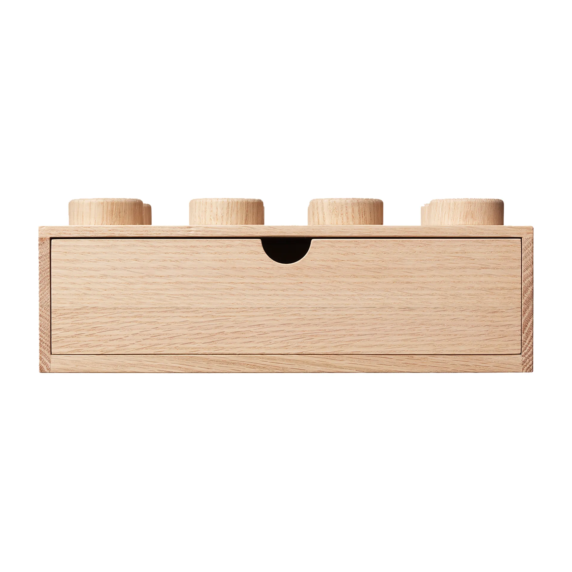 LEGO skrivebordsskuff 8 tre, Såpet eik Lego