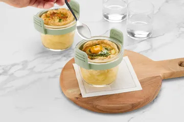 Lékué Air fryer glasskopp mini 4-pakning - Transparent - Lékué