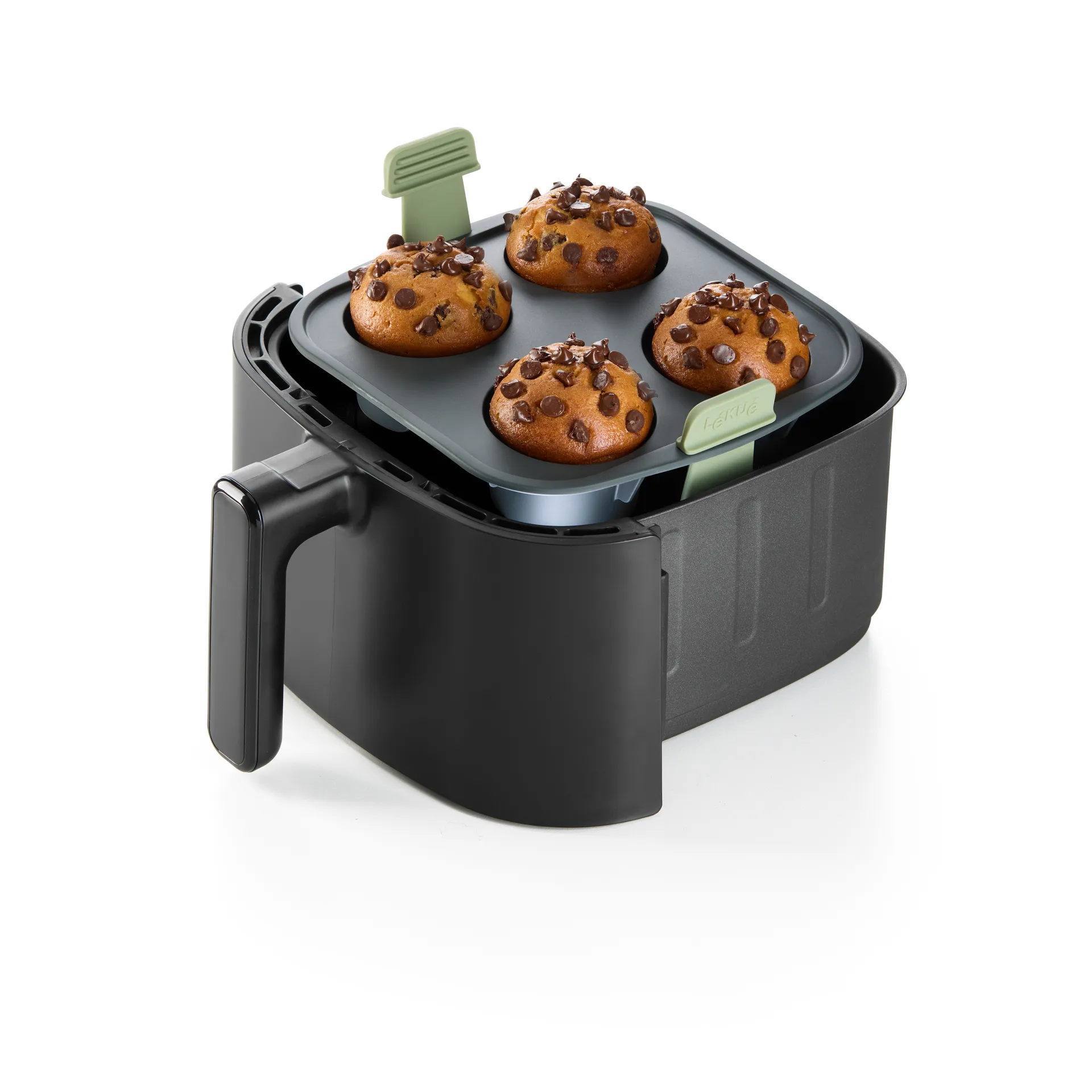 Lékué Airfryer muffinsform 4 stk, Grey Lékué