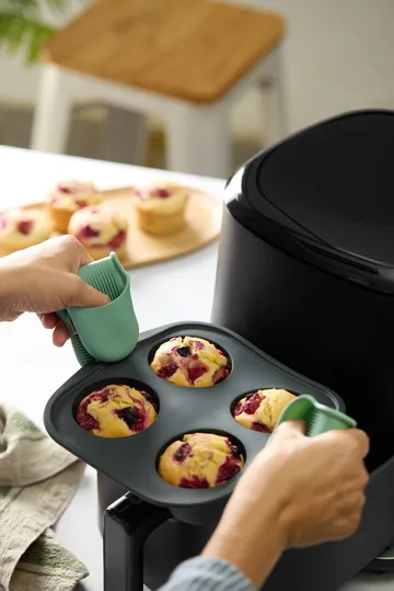 Lékué Airfryer muffinsform 4 stk - Grey - Lékué