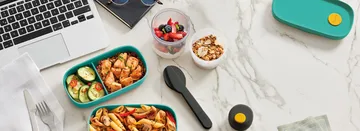 Lékué bestikksett med etui 5 deler - Black - Lékué