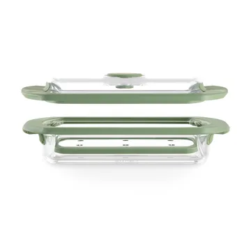 Lékué dampkoker - Transparent, glass, 2‑pakning - Lékué
