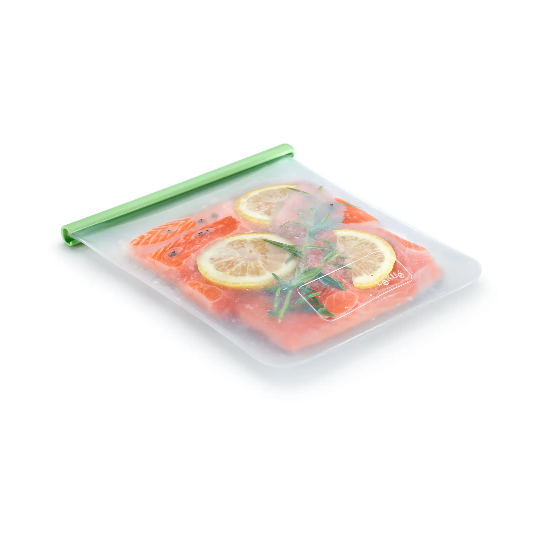 Lékué flat gjenbrukbar pose, grønn, L Lékué