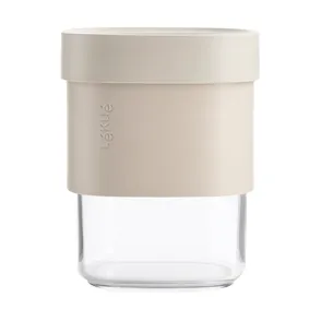 Lékué flip oppbevaringsboks, 5 deler, Beige Lékué