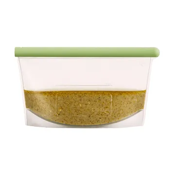 Lékué gjenbrukbar silikonpose, grønn - 0,5 L - Lékué