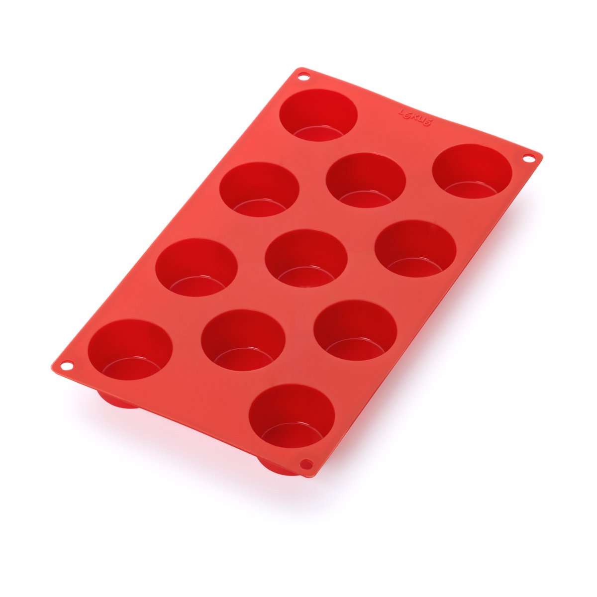 Lékué mini muffinsform i silikon 11 stk Rød | Skandinavisk Design | Kakeformer & Pepperkakeformer | Rød