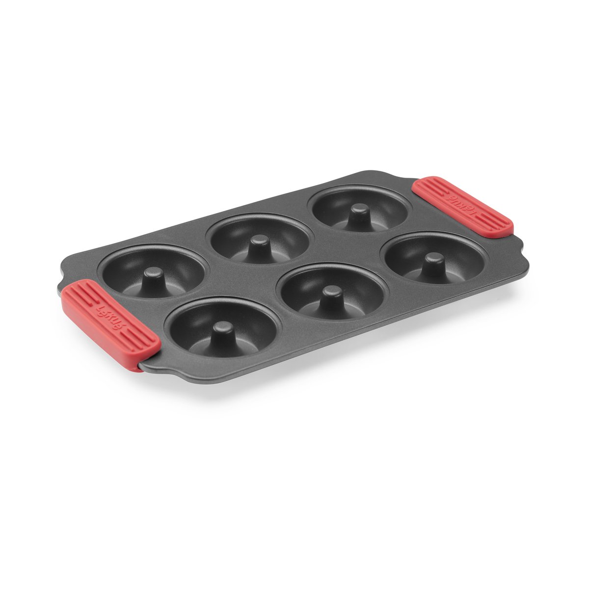 Lékué non-stick donutsform 6 stk Rød | Skandinavisk Design | Kakeformer & Pepperkakeformer | Rød