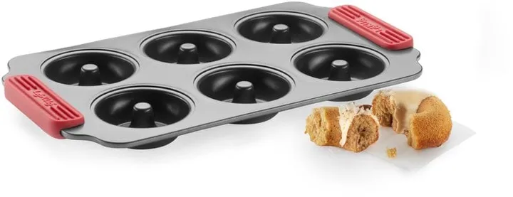 Lékué non-stick donutsform 6 stk - Rød - Lékué