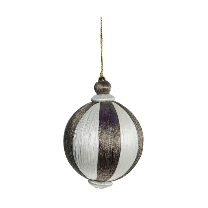 Agnes juletrekule Ø10 cm - Off-white-brown - Lene Bjerre