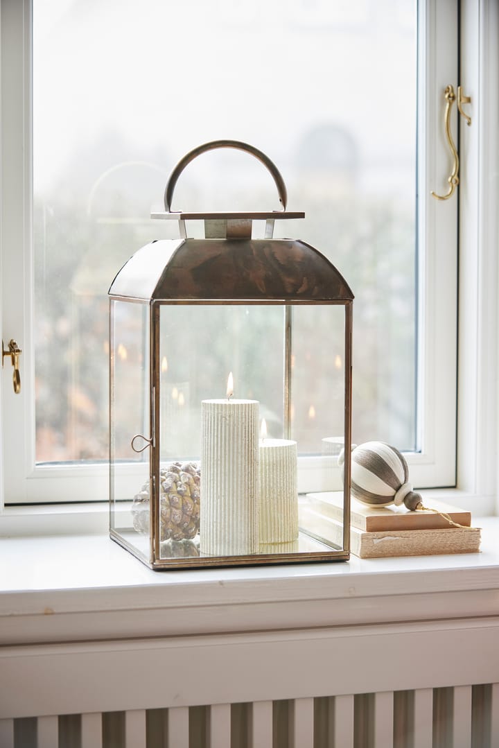 Agnes juletrekule Ø10 cm, Off-white-brown Lene Bjerre