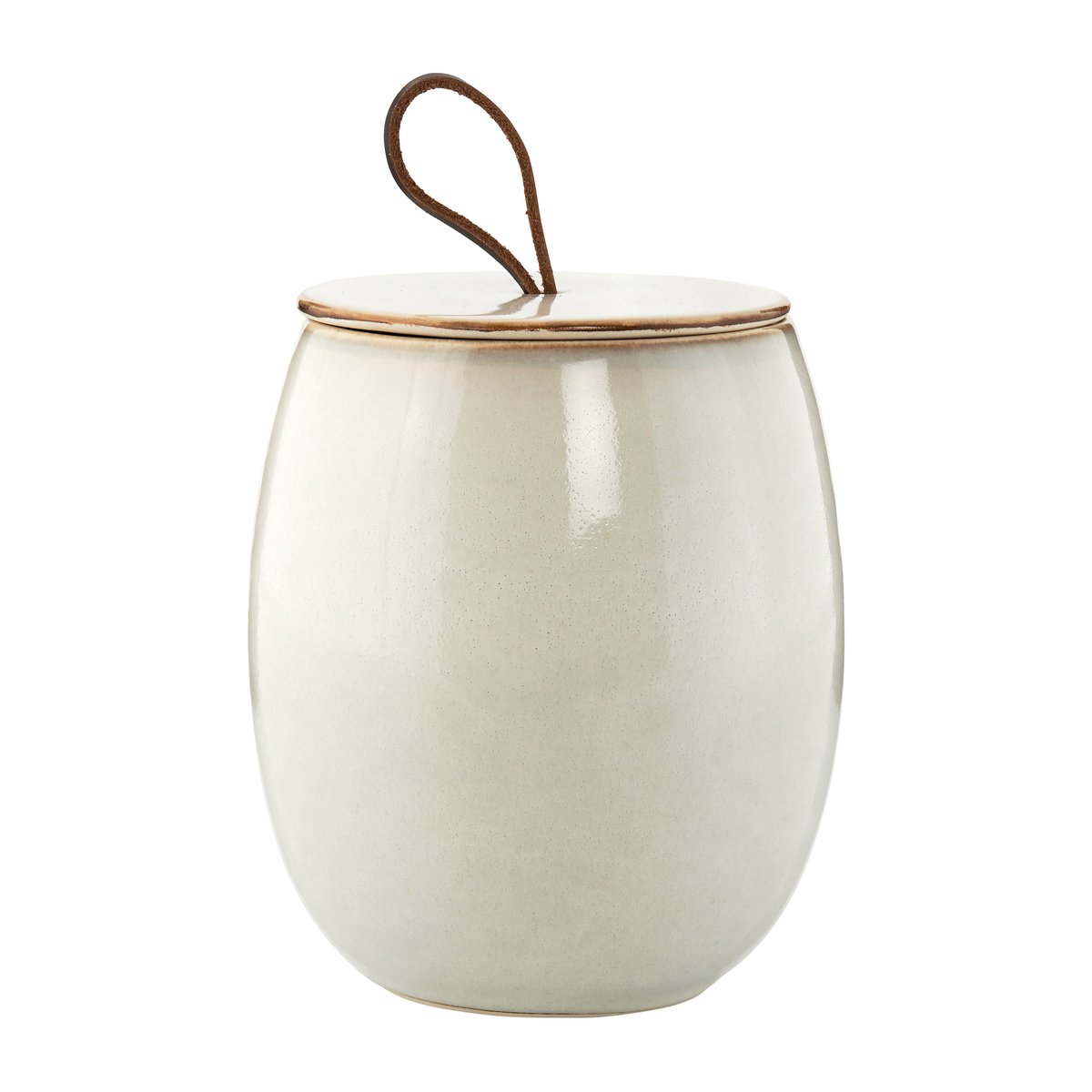 Lene Bjerre Amera boks white sands 12 cm | Skandinavisk Design | Oppbevaringsbokser | Beige