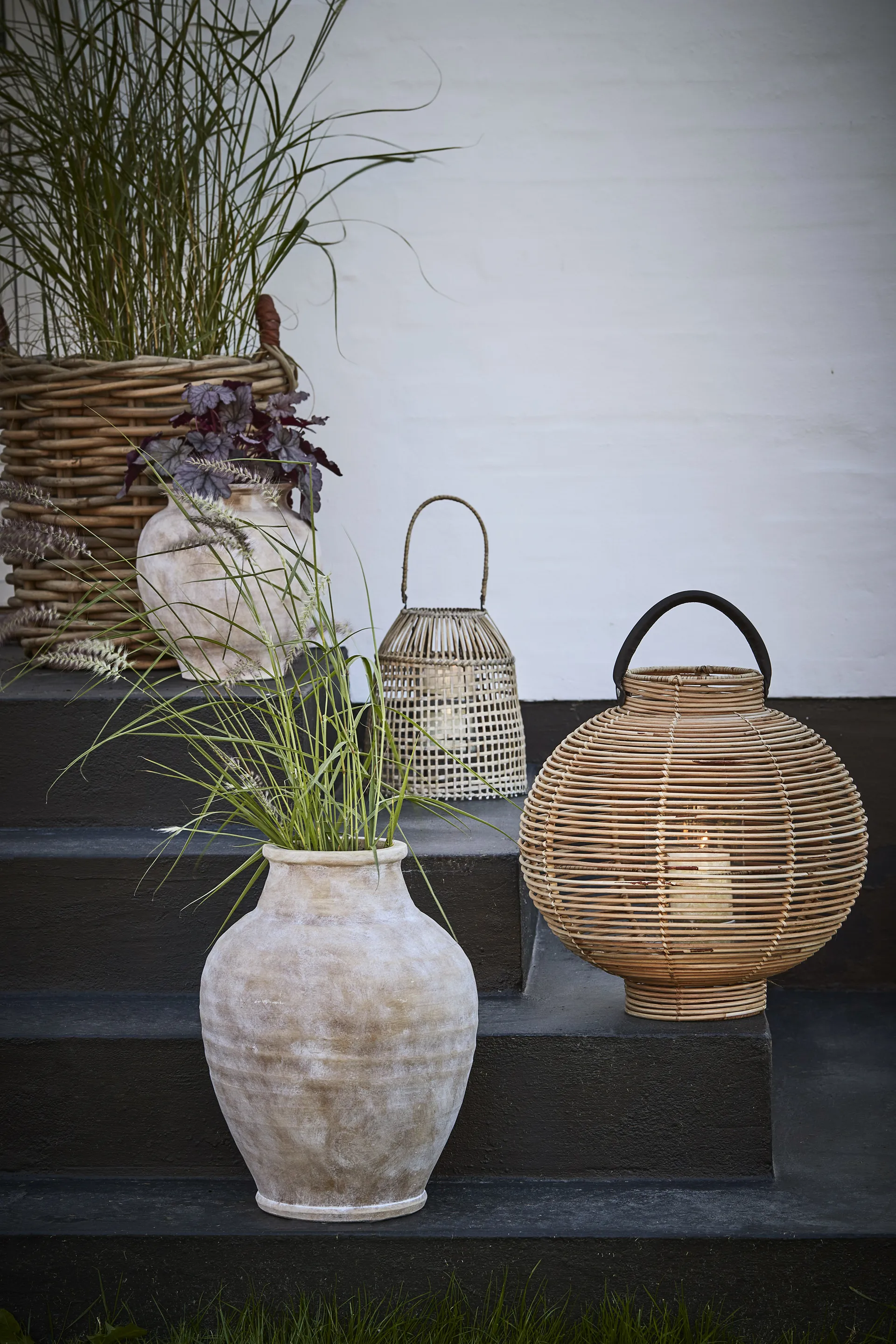 Anna vase 33 cm, Antique light brown Lene Bjerre