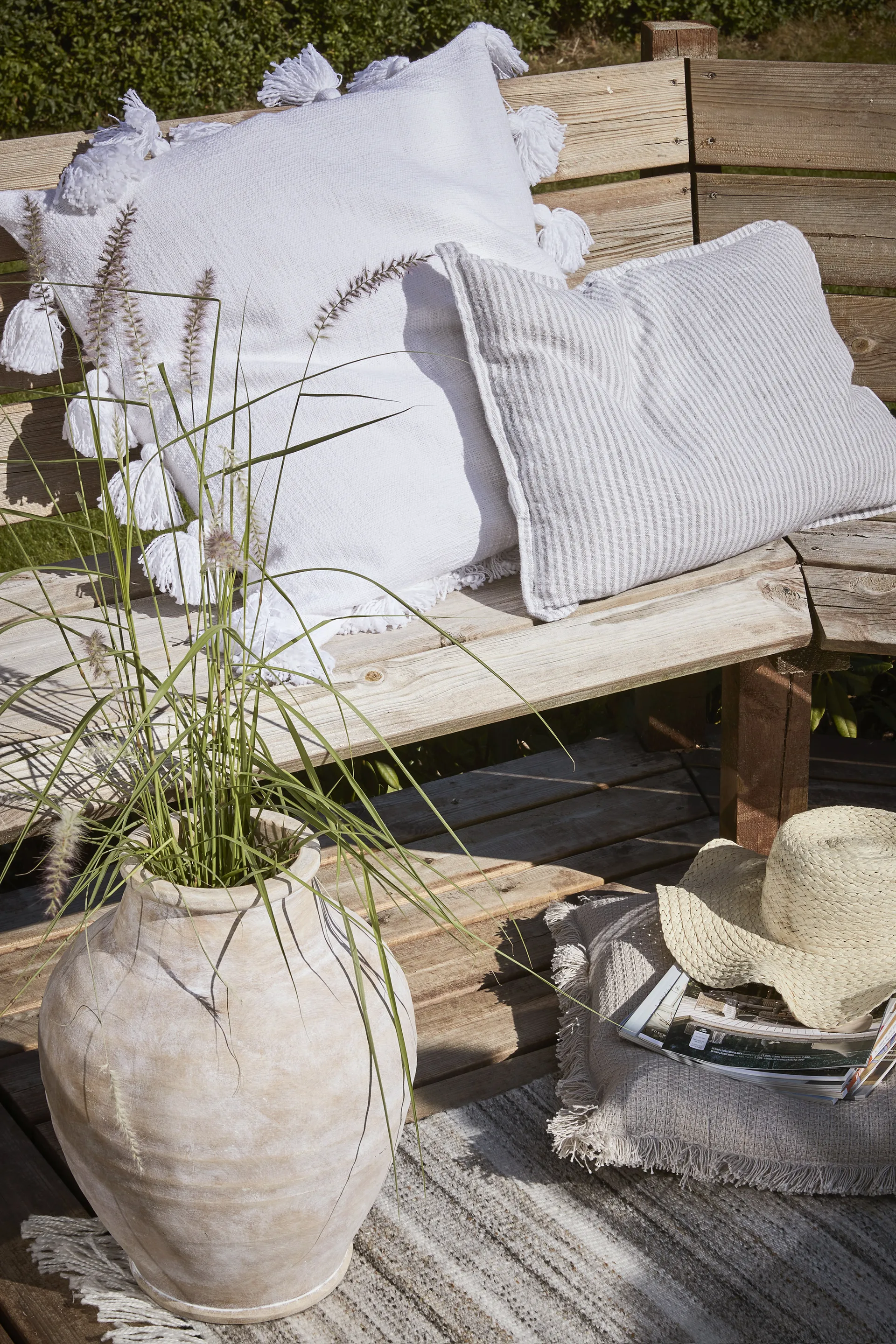 Anna vase 33 cm, Antique light brown Lene Bjerre