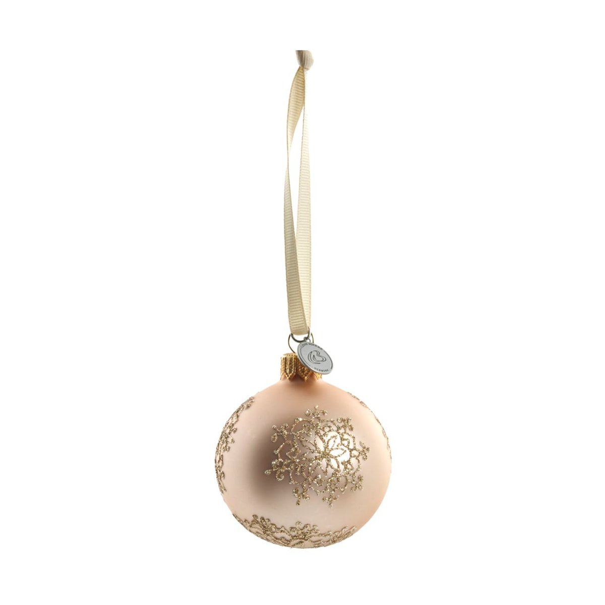 Lene Bjerre Cadelia julekule Ø 6 cm Rose, snøfnugg