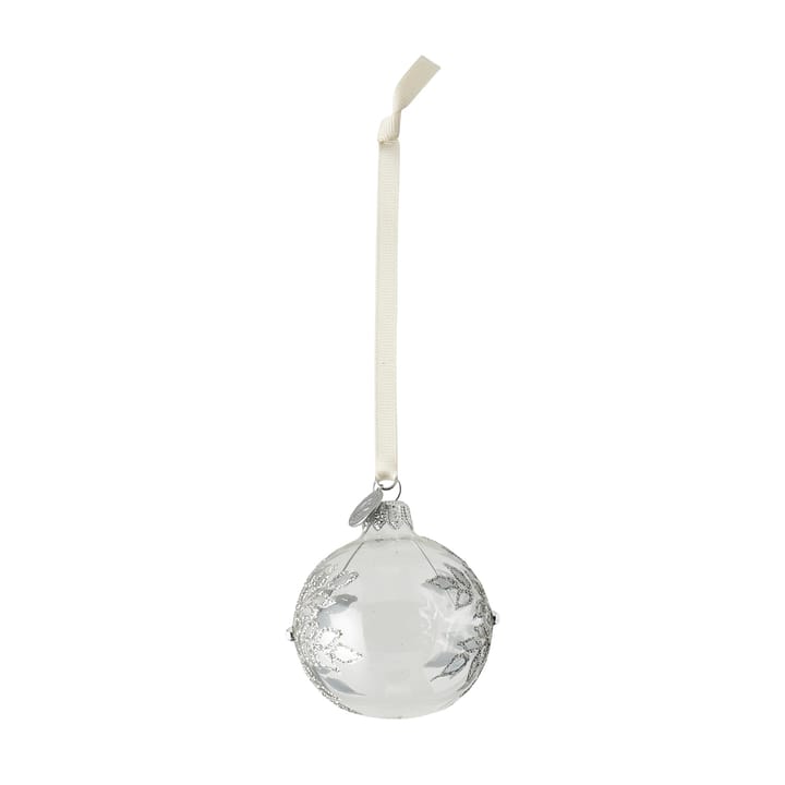 Cadelia julekule isblomst Ø 6 cm - Klar-sølv - Lene Bjerre